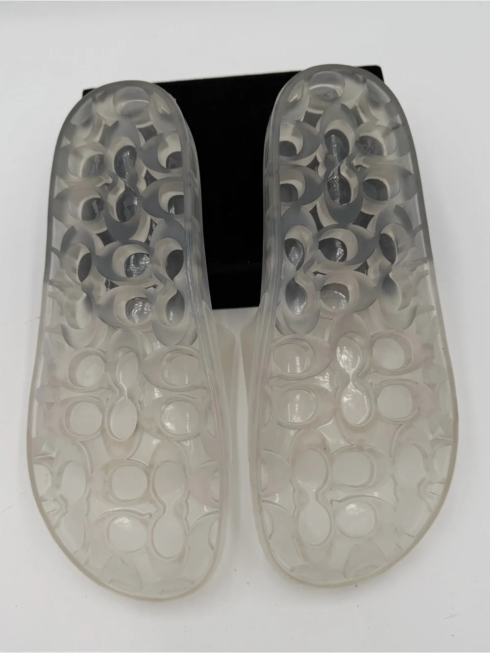 Coach Jelly Slides – Clear/Translucent – Size 9